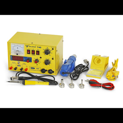 Soldron 740 3-in-1 Hot Air and Soldering Station