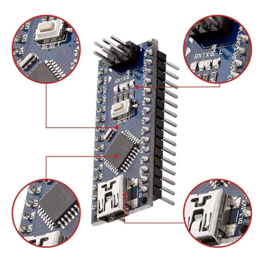 Arduino Nano BOARD - CLONE COMPATIBLE MODEL