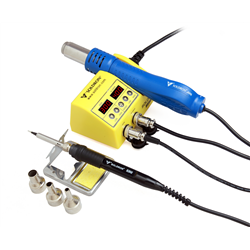 Portable Dual Hot Air Soldering Station