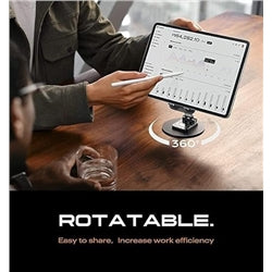 Folding Lifting Bracket Tablet Stand, Phone Stand Holder All Metal Base Angle Adjustable Cellphone Bracket (Pack of 1)