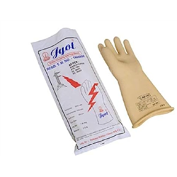 Jyot Electrical Rubber Insulating Seamless Hand Safety Gloves-Pack of 1