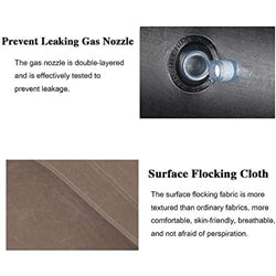 Portable Fast Inflatable Sofa Chair with Foot Stool and Air Pump, Surface with Plush Smooth Comfortable Ideal for Living Room, Room and Outdoor