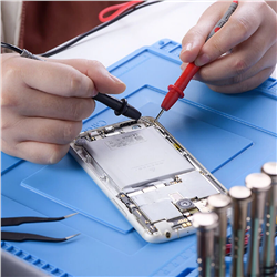 SOLDRON ESD Heat Insulation Soldering Working Mat Silicone Pad High Temperature Resistance Welding Working Mat with Magnet