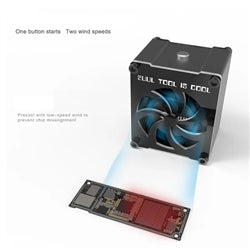 Stainless Steel 2UUL CUUL Mini Cooling Fan for PCB Repair