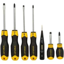 Stanley 6 Pieces CRV Steel Screwdriver Set with Bonus Tester