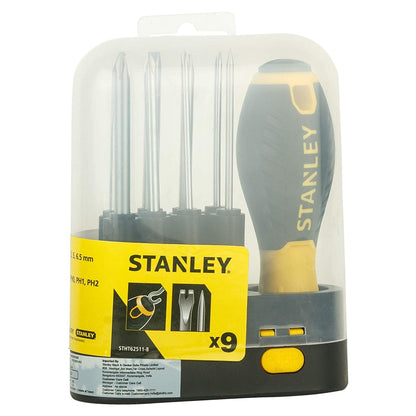 Stanley 9 Way Screwdriver Set