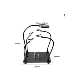 Universal Magnifier Helping Hand Fixture Table For Motherboard PCB