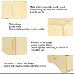 Wooden Cell Phone Holder, 24 Grid Synthetic Wood Eco Friendly Mobile Phone Storage Box Durable for Remote Control for Meeting for Office